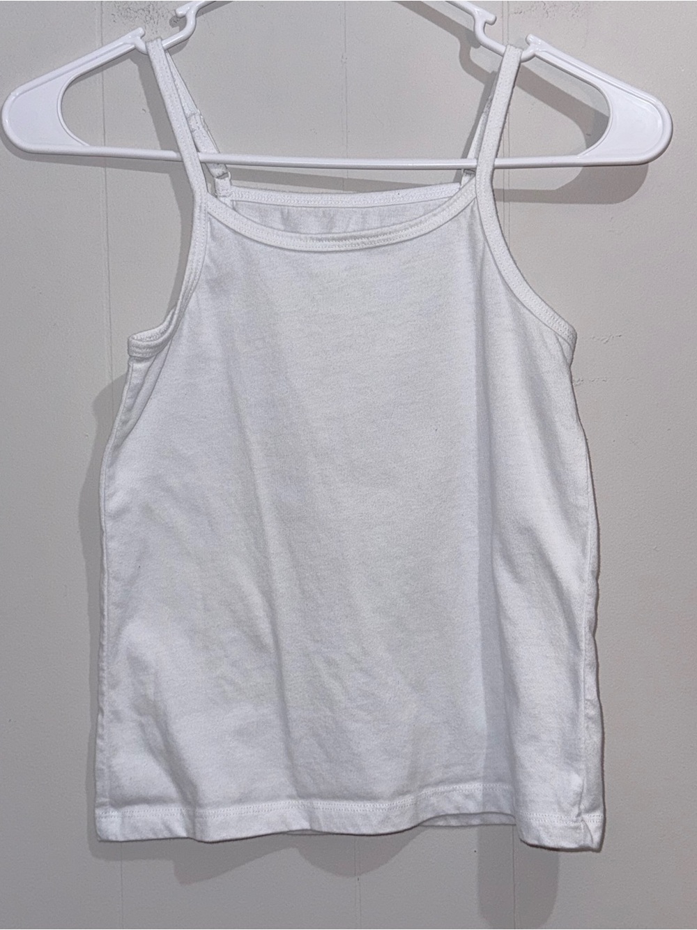 Wonder Nation Girls White Cami Tank Top Size M (7-8)